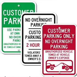 Parking and Street Signs