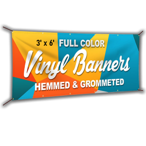 Banner 3'x6' Economic13 oz