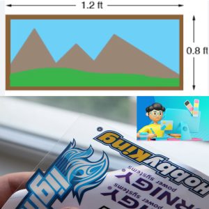 Rectangle Design it Adhesive Translucent Vinyl