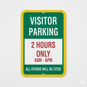 Aluminum Sign 18" x 12"