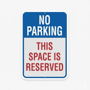 Aluminum Sign 12" x 18"