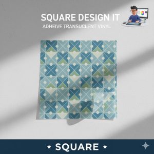 Square Design it Adhesive Translucent Vinyl